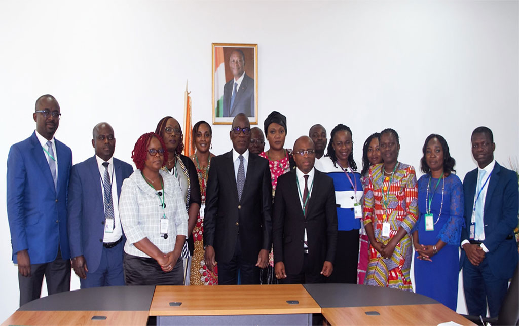 Avant leur formation à l'étranger: Sous-Directeurs et Fondés de Pouvoirs du Trésor Public reçus par ASSAHORE - DIRECTION GÉNÉRALE DU TRÉSOR ET DE LA COMPTABILITÉ PUBLIQUE